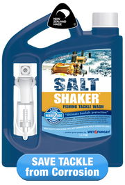 Salt Shaker Fishing Tackle Wash  Maintain Fishing Tackle – Wet & Forget NZ